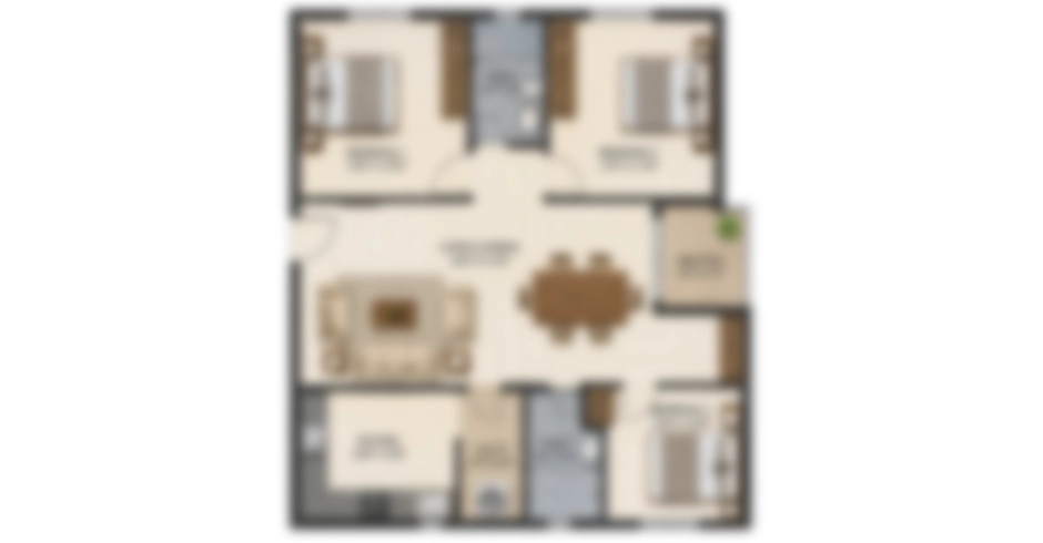 Arihant Downtown Bhiwandii Ground Floor Plan