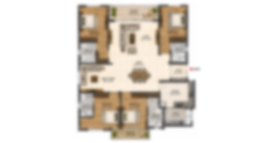 Arihant Downtown Bhiwandii Layout Floor Plan
